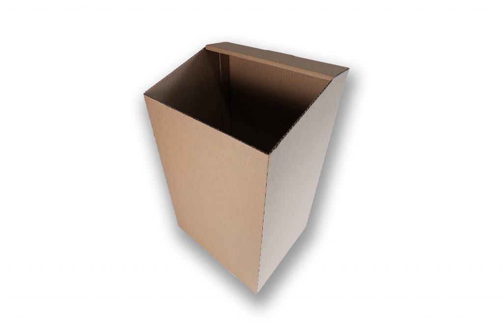 A diecut corrugated tray
