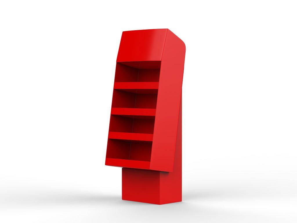 A red PDQ display unit